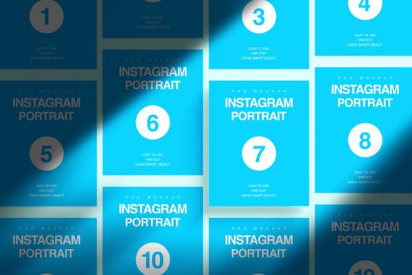 Instagram Portrait Post Mockup