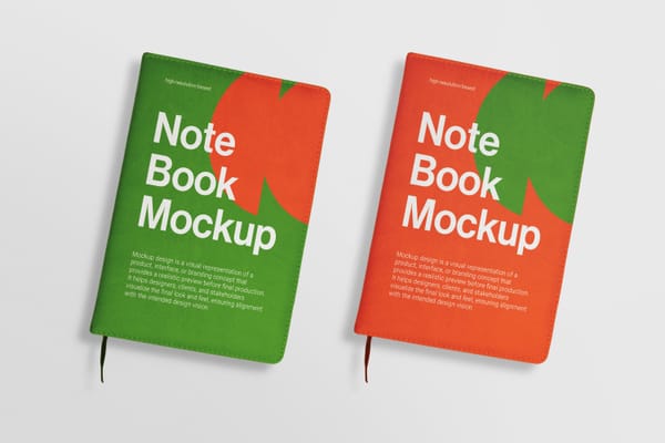 Two Notebook Mockup