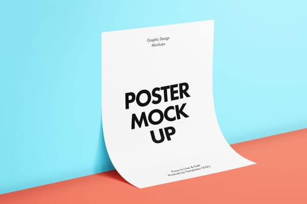 Fun Bold Poster Mockup