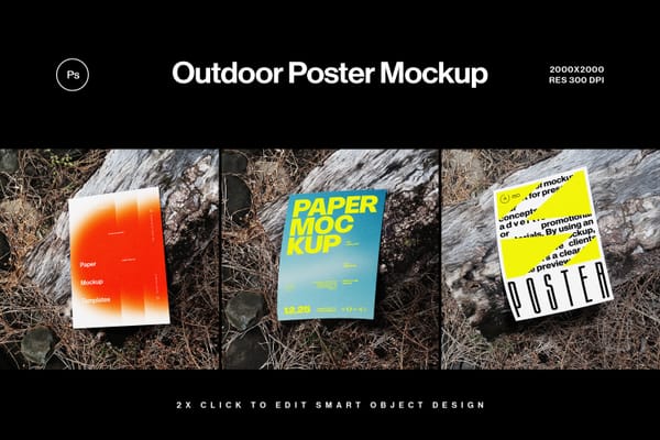 Outdoor Poster Mockup Pack