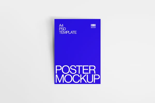 Stand A4 Poster Mockup