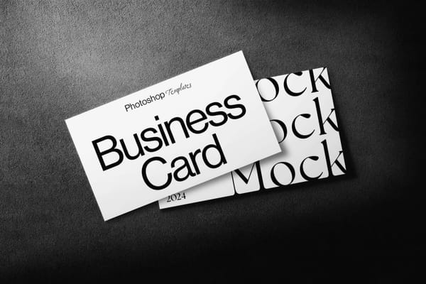 Two Business Card Mockup