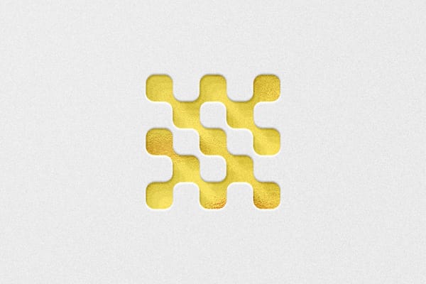 Gold Foil Logo Mockup