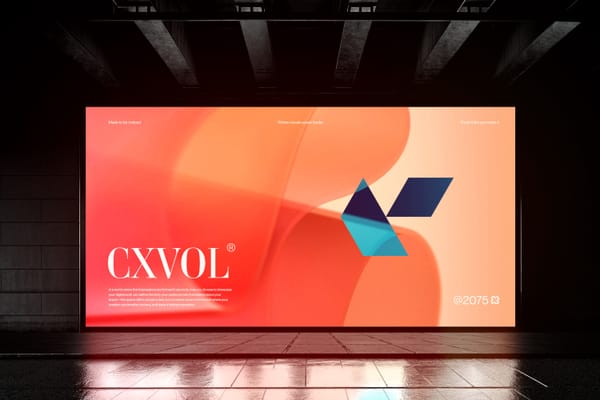 Underground Billboard Mockup At Night