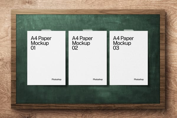 White Paper Mockup Collection Design