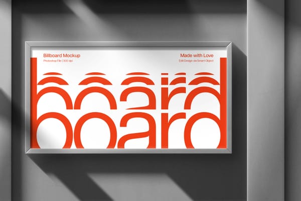 Minimal BIllboard Mockup