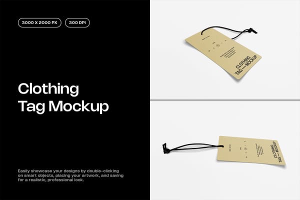 Clothing Tag Mockup