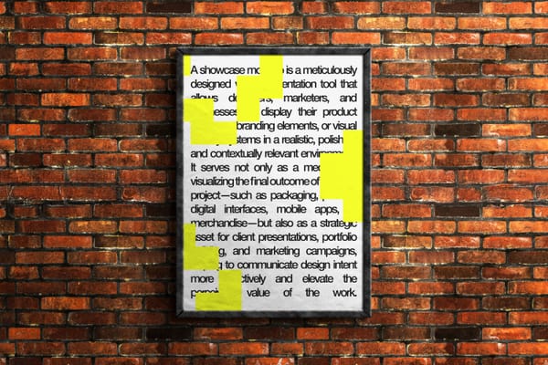 Frame Mockup On Wall Brick