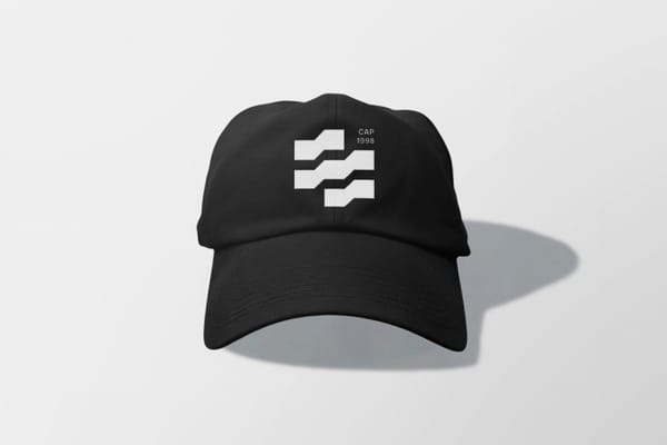 Cap Mockup with Shadow Overlay