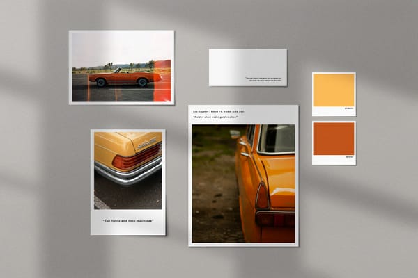 Minimalist Moodboard Mockup