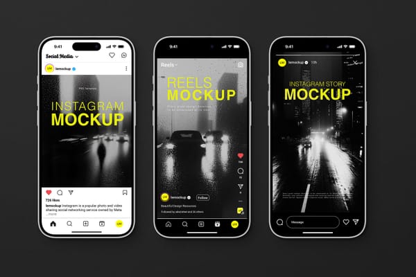 Elegant Social Media Mockup