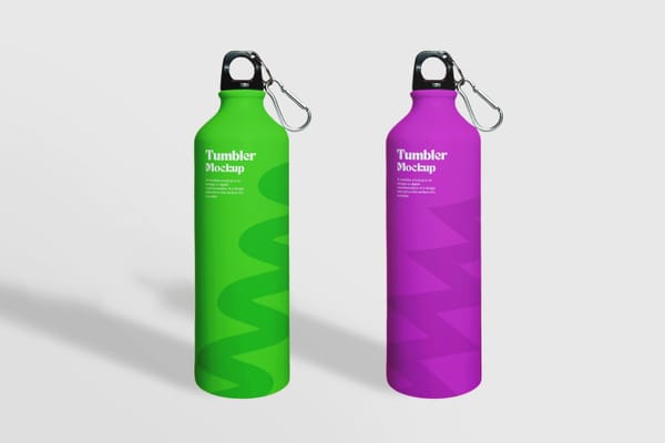 Two Tumbler Mockup