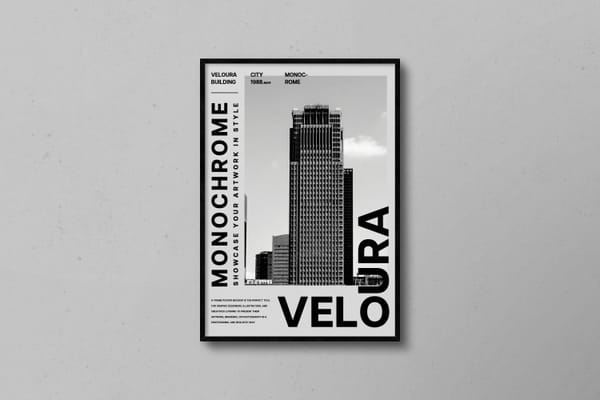 Simple Frame Poster Mockup