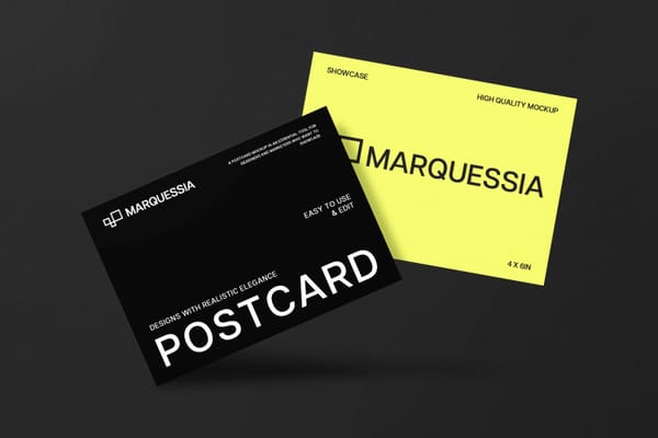 Two Postcard Mockup