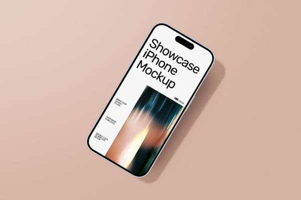 Showcase iPhone 16 Mockup