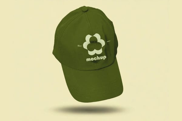 Green Cap Mockup