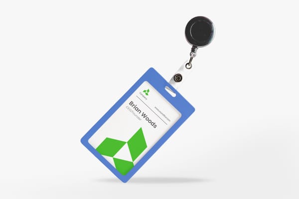 Minimal ID Card Mockup