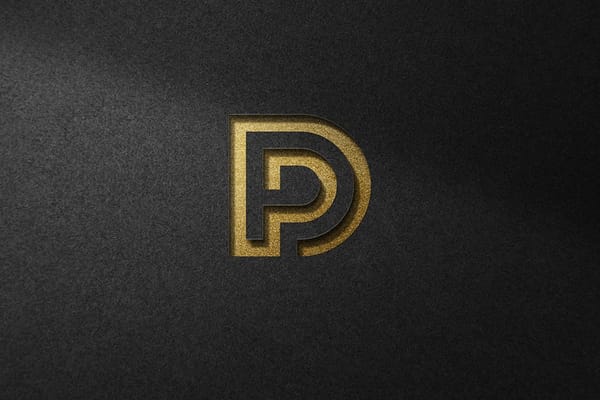 Embossed Bold Logo Mockup