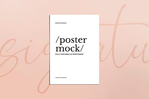 Minimal Poster Mockups