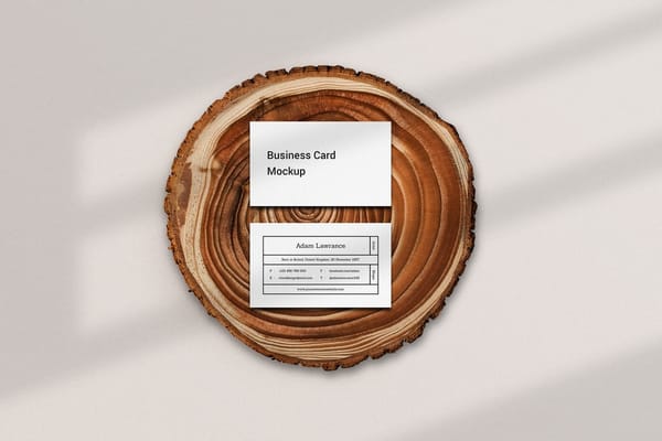 Natural Business Card Mockup