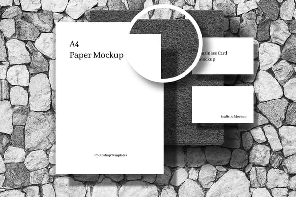 Paper & Business Card Mockup