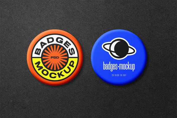Badge Mockups for Branding