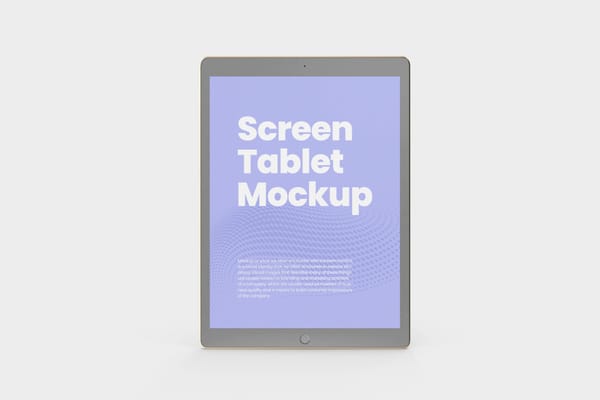 Screen Tablet Mockup