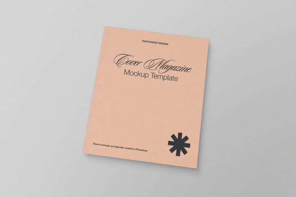 Simple Magazine Cover Mockup