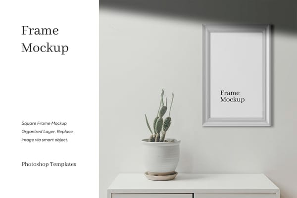Square Frame Mockup