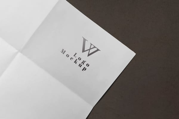 W Logo Mockup