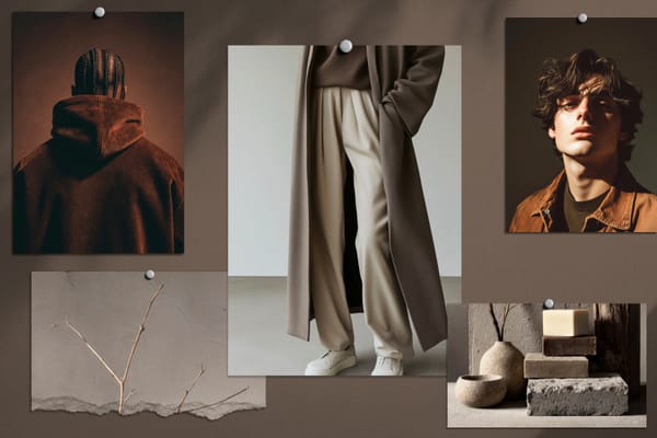 Aesthetic Mood Board Mockup