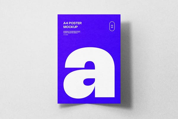 Modern A4 Poster Mockup
