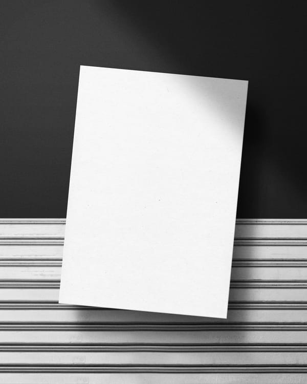 A4 Poster Mockups on Roll Door