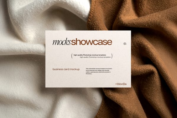 Aesthetic Business Card Mockup
