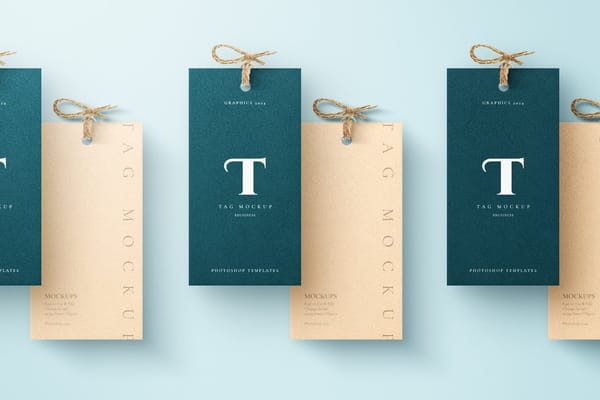 Apparel Tag Mockup