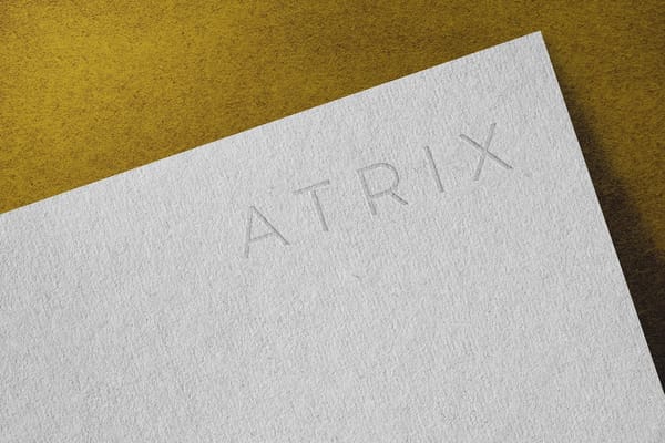 Atrix Logo Mockup