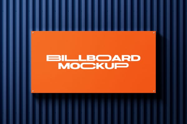 Billboard Mockup on Container
