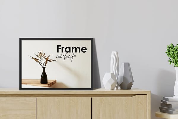 Black Frame mockup