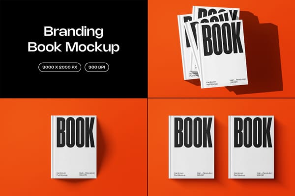 Stacked Book Mockup