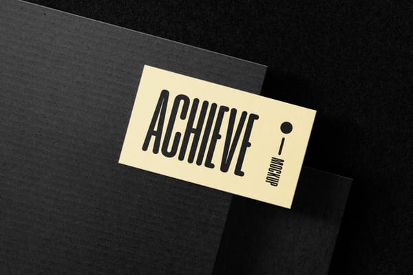 Realistic Branding Business Card Mockup