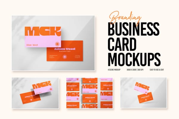 Branding Business Card Mockups