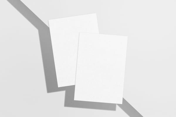 Branding Poster Mockup on The Edge