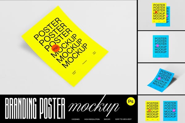 Branding Poster Mockups