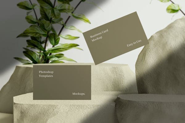 Sophisticated Business Card Mockup