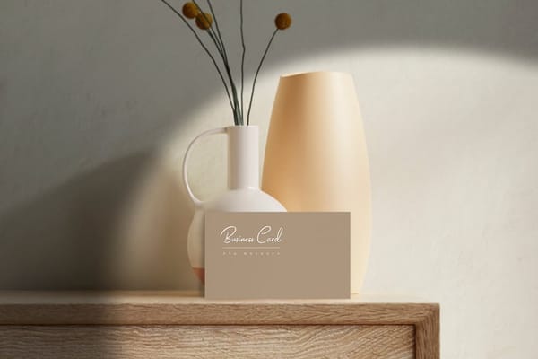 Soft Business Card Mockup