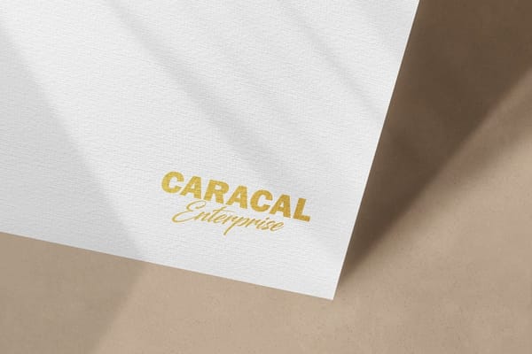 Caracal Logo Mockup