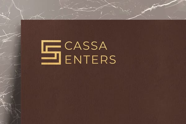 Cassa Enters Logo Mockup