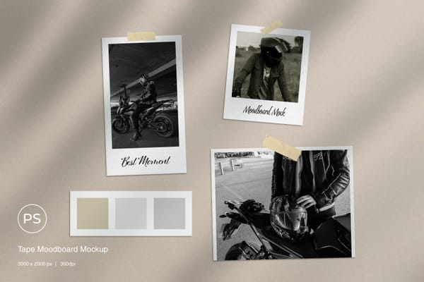 Tape Moodboard Mockup