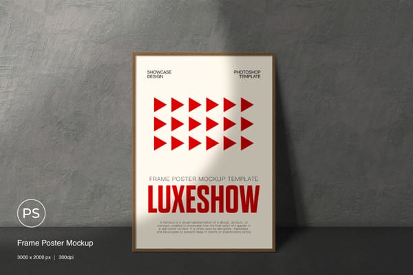 Stylish Frame Poster Mockup