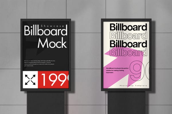 Simple Billboard Mockup